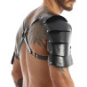 Generique Harnais avec Épaules Armors Simili noir